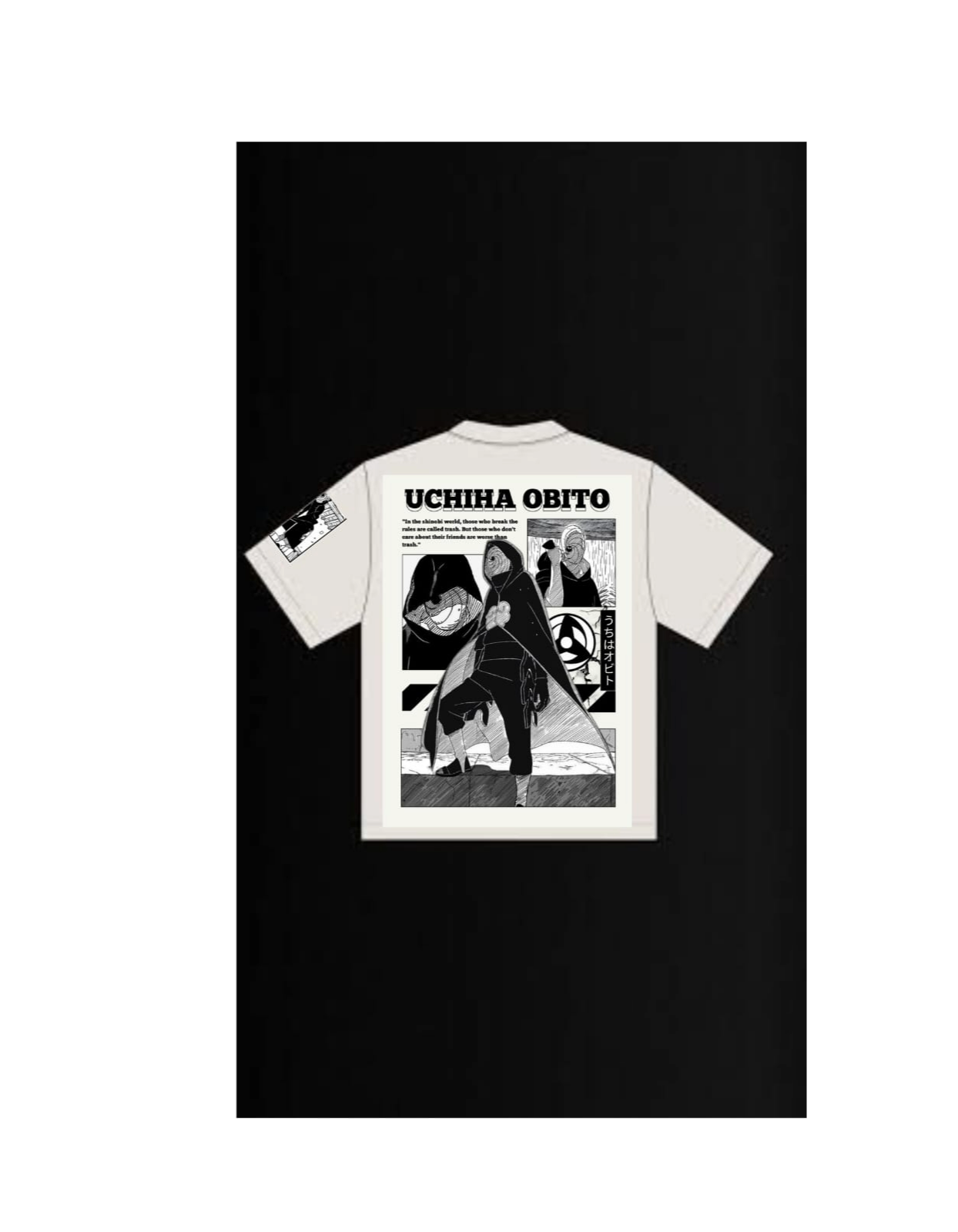 🌀 "Masked Shadows: Uchiha Obito Tee"