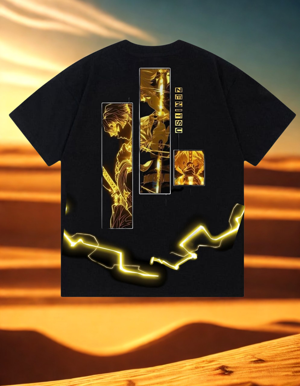 ⚡ Thunder Breathing Tee – Zenitsu Edition ⚡