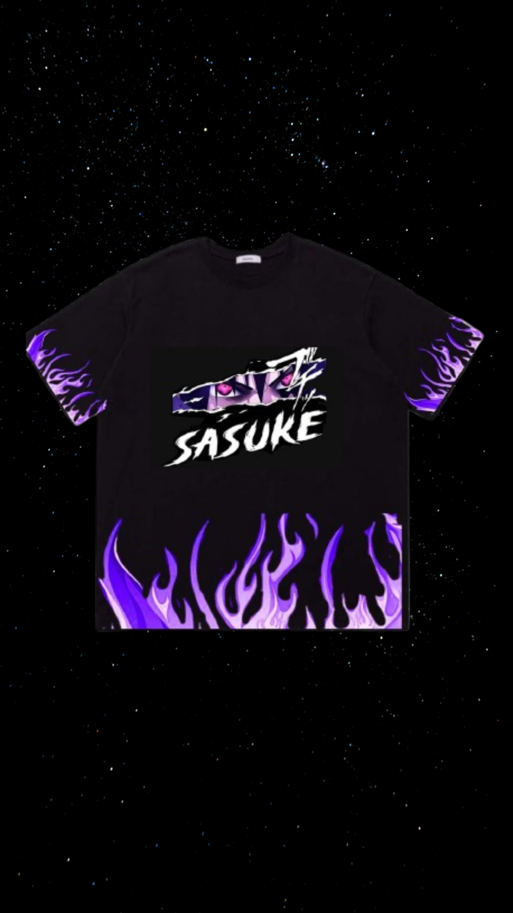 🌌 "Eternal Flame: Sasuke Edition" T-Shirt